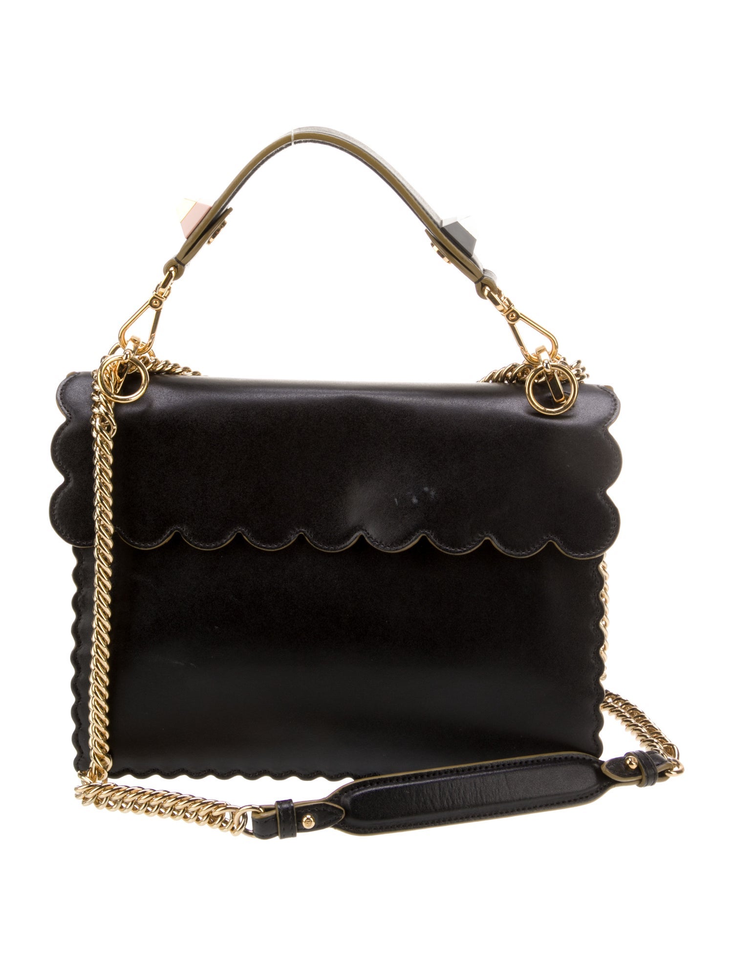 Fendi Leather Kan I Medium